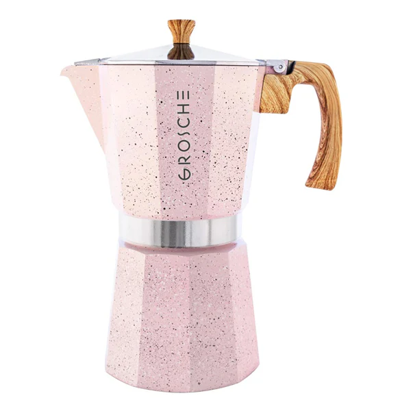 GROSCHE Milano Stovetop Espresso Maker - Stone - Image 3